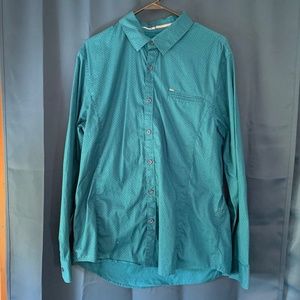 Blue Guess men's dress shirt